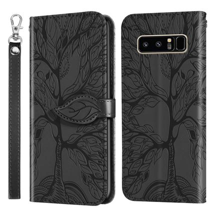 Life of Tree Embossing Pattern Horizontal Flip Leather Case with Holder & Card Slot & Wallet & Photo Frame & Lanyard, For Samsung Galaxy Note8, For Samsung Galaxy Note9, For Samsung Galaxy Note10, For Samsung Galaxy Note10+