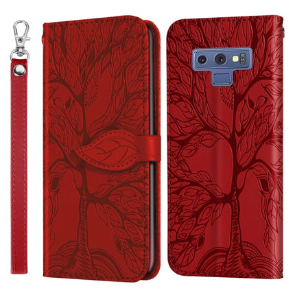 Life of Tree Embossing Pattern Horizontal Flip Leather Case with Holder & Card Slot & Wallet & Photo Frame & Lanyard, For Samsung Galaxy Note8, For Samsung Galaxy Note9, For Samsung Galaxy Note10, For Samsung Galaxy Note10+