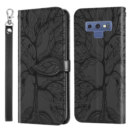 Life of Tree Embossing Pattern Horizontal Flip Leather Case with Holder & Card Slot & Wallet & Photo Frame & Lanyard, For Samsung Galaxy Note8, For Samsung Galaxy Note9, For Samsung Galaxy Note10, For Samsung Galaxy Note10+