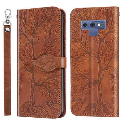 Life of Tree Embossing Pattern Horizontal Flip Leather Case with Holder & Card Slot & Wallet & Photo Frame & Lanyard, For Samsung Galaxy Note8, For Samsung Galaxy Note9, For Samsung Galaxy Note10, For Samsung Galaxy Note10+