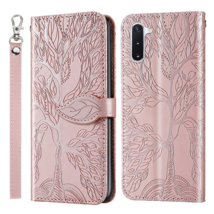 Life of Tree Embossing Pattern Horizontal Flip Leather Case with Holder & Card Slot & Wallet & Photo Frame & Lanyard, For Samsung Galaxy Note8, For Samsung Galaxy Note9, For Samsung Galaxy Note10, For Samsung Galaxy Note10+