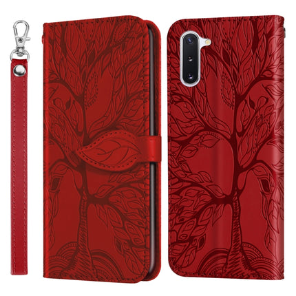 Life of Tree Embossing Pattern Horizontal Flip Leather Case with Holder & Card Slot & Wallet & Photo Frame & Lanyard, For Samsung Galaxy Note8, For Samsung Galaxy Note9, For Samsung Galaxy Note10, For Samsung Galaxy Note10+