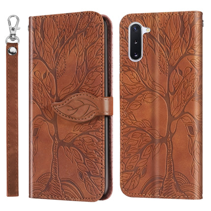 Life of Tree Embossing Pattern Horizontal Flip Leather Case with Holder & Card Slot & Wallet & Photo Frame & Lanyard, For Samsung Galaxy Note8, For Samsung Galaxy Note9, For Samsung Galaxy Note10, For Samsung Galaxy Note10+
