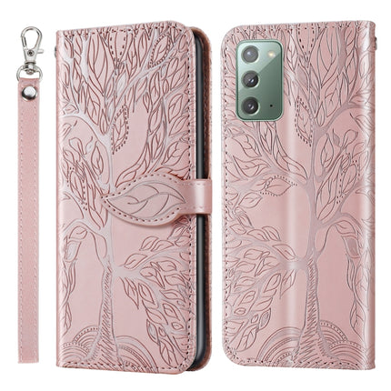 Life of Tree Embossing Pattern Horizontal Flip Leather Case with Holder & Card Slot & Wallet & Photo Frame & Lanyard, For Samsung Galaxy Note20, For Samsung Galaxy Note20 Ultra, For Samsung Galaxy S8, For Samsung Galaxy S8+