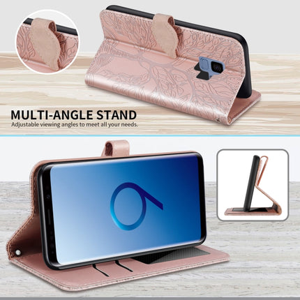 Life of Tree Embossing Pattern Horizontal Flip Leather Case with Holder & Card Slot & Wallet & Photo Frame & Lanyard, For Samsung Galaxy S9, For Samsung Galaxy S9+, For Samsung Galaxy S10, For Samsung Galaxy S10+