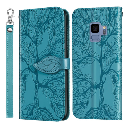 Life of Tree Embossing Pattern Horizontal Flip Leather Case with Holder & Card Slot & Wallet & Photo Frame & Lanyard, For Samsung Galaxy S9, For Samsung Galaxy S9+, For Samsung Galaxy S10, For Samsung Galaxy S10+