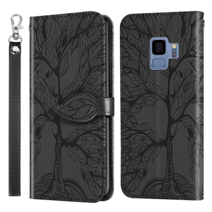 Life of Tree Embossing Pattern Horizontal Flip Leather Case with Holder & Card Slot & Wallet & Photo Frame & Lanyard, For Samsung Galaxy S9, For Samsung Galaxy S9+, For Samsung Galaxy S10, For Samsung Galaxy S10+