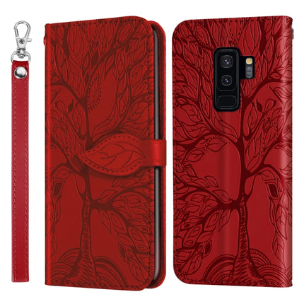 Life of Tree Embossing Pattern Horizontal Flip Leather Case with Holder & Card Slot & Wallet & Photo Frame & Lanyard, For Samsung Galaxy S9, For Samsung Galaxy S9+, For Samsung Galaxy S10, For Samsung Galaxy S10+