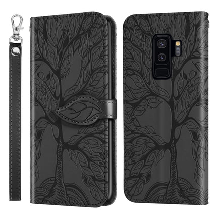Life of Tree Embossing Pattern Horizontal Flip Leather Case with Holder & Card Slot & Wallet & Photo Frame & Lanyard, For Samsung Galaxy S9, For Samsung Galaxy S9+, For Samsung Galaxy S10, For Samsung Galaxy S10+
