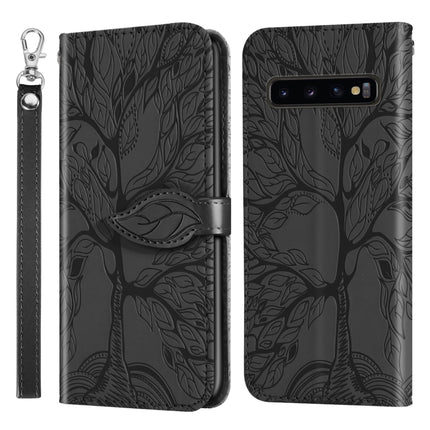 Life of Tree Embossing Pattern Horizontal Flip Leather Case with Holder & Card Slot & Wallet & Photo Frame & Lanyard, For Samsung Galaxy S9, For Samsung Galaxy S9+, For Samsung Galaxy S10, For Samsung Galaxy S10+