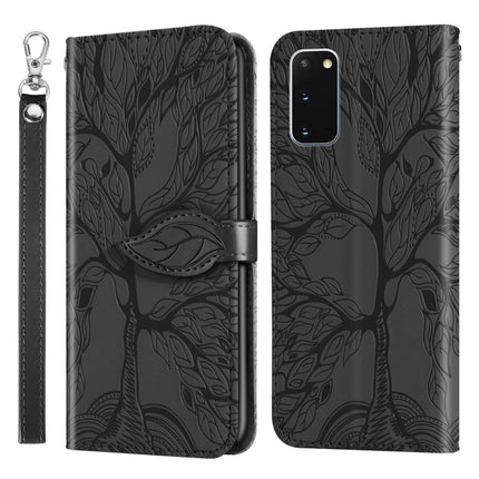 Life of Tree Embossing Pattern Horizontal Flip Leather Case with Holder & Card Slot & Wallet & Photo Frame & Lanyard, For Samsung Galaxy S10e, For Samsung Galaxy S20, For Samsung Galaxy S20+, For Samsung Galaxy S20 Ultra