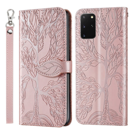 Life of Tree Embossing Pattern Horizontal Flip Leather Case with Holder & Card Slot & Wallet & Photo Frame & Lanyard, For Samsung Galaxy S10e, For Samsung Galaxy S20, For Samsung Galaxy S20+, For Samsung Galaxy S20 Ultra