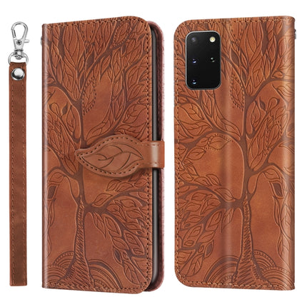 Life of Tree Embossing Pattern Horizontal Flip Leather Case with Holder & Card Slot & Wallet & Photo Frame & Lanyard, For Samsung Galaxy S10e, For Samsung Galaxy S20, For Samsung Galaxy S20+, For Samsung Galaxy S20 Ultra