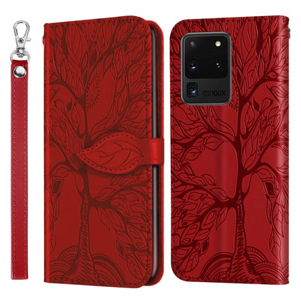 Life of Tree Embossing Pattern Horizontal Flip Leather Case with Holder & Card Slot & Wallet & Photo Frame & Lanyard, For Samsung Galaxy S10e, For Samsung Galaxy S20, For Samsung Galaxy S20+, For Samsung Galaxy S20 Ultra