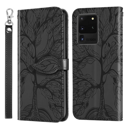 Life of Tree Embossing Pattern Horizontal Flip Leather Case with Holder & Card Slot & Wallet & Photo Frame & Lanyard, For Samsung Galaxy S10e, For Samsung Galaxy S20, For Samsung Galaxy S20+, For Samsung Galaxy S20 Ultra