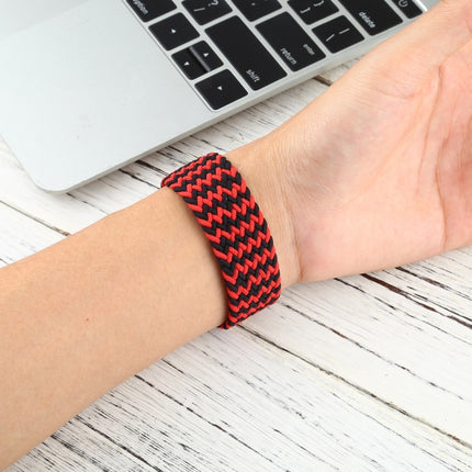 Mixed Color Nylon Braided Single Loop Replacement Watchbands For Apple Watch Series 6 & SE & 5 & 4 44mm / 3 & 2 & 1 42mm, S, M, L