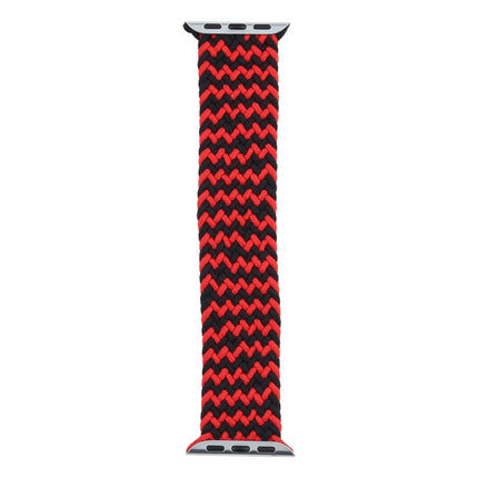 Mixed Color Nylon Braided Single Loop Replacement Watchbands For Apple Watch Series 6 & SE & 5 & 4 44mm / 3 & 2 & 1 42mm, S, M, L