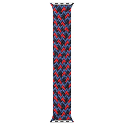 Mixed Color Nylon Braided Single Loop Replacement Watchbands For Apple Watch Series 6 & SE & 5 & 4 44mm / 3 & 2 & 1 42mm, S, M, L