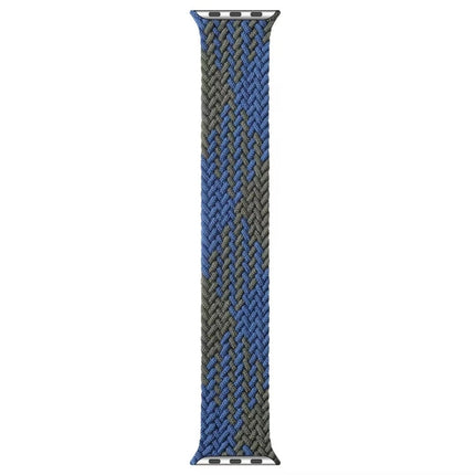 Mixed Color Nylon Braided Single Loop Replacement Watchbands For Apple Watch Series 6 & SE & 5 & 4 44mm / 3 & 2 & 1 42mm, S, M, L