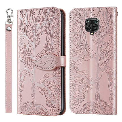 Life of Tree Embossing Pattern Horizontal Flip Leather Case with Holder & Card Slot & Wallet & Photo Frame & Lanyard, For Xiaomi Poco M2, For Xiaomi Poco M2 Pro, For Xiaomi Redmi 9, For Xiaomi Redmi 9A