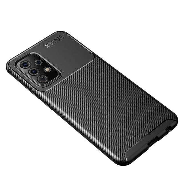 Carbon Fiber Texture Shockproof TPU Case, For Samsung Galaxy A52 5G, For Samsung Galaxy A72 5G