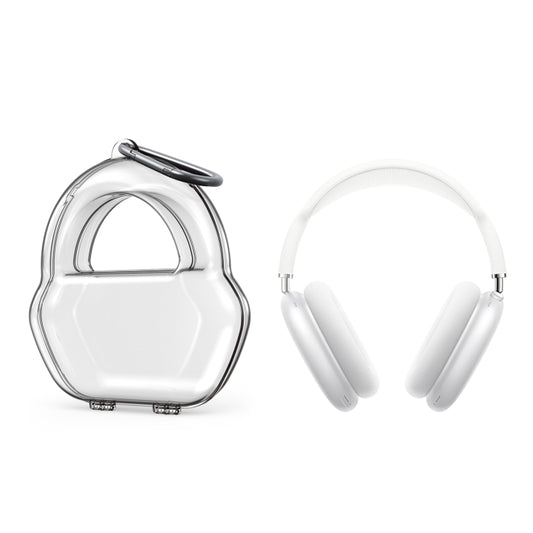PP Jelly Color Headphone Protective Case for AirPods Max, with Hook, PP White, PP Blue, PP Green, PP Red, PP Black