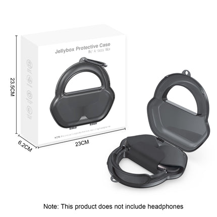 Estuche protector para auriculares PP Jelly Color para AirPods Max, con gancho, PP negro, PP blanco, PP azul, PP verde, PP rojo