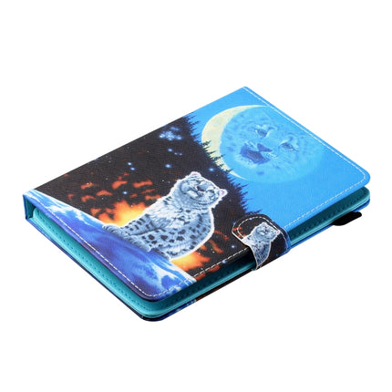 Sewing Thread Horizontal Painted Flat Leather Case with Pen Cover & Anti Skid Strip & Card Slot & Holder, For 7 inch Tablet PC Universal, For 8 inch Tablet PC Universal