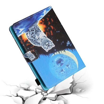 Sewing Thread Horizontal Painted Flat Leather Case with Pen Cover & Anti Skid Strip & Card Slot & Holder, For 7 inch Tablet PC Universal, For 8 inch Tablet PC Universal