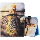 For iPad Mini 5 / 4 / 3 / 2 / 1 / Cat And Tiger