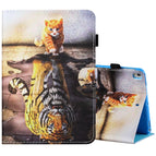 For iPad 10.2 / iPad Air 10.5 (2019) / Cat And Tiger