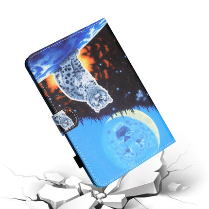 Sewing Thread Horizontal Painted Flat Leather Case with Pen Cover & Anti Skid Strip & Card Slot & Holder & Sleep / Wake-up Function, For Samsung Galaxy Tab A7 2020 T500 / T505, For Lenovo Tab M10 X605F / X505