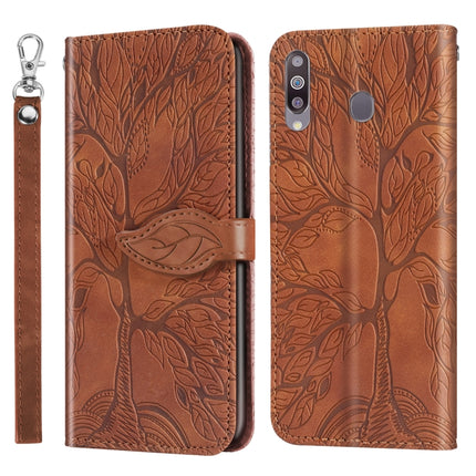 Life of Tree Embossing Pattern Horizontal Flip Leather Case with Holder & Card Slot & Wallet & Photo Frame & Lanyard, For Samsung Galaxy A20s, For Samsung Galaxy A21s, For Samsung Galaxy A40, For Samsung Galaxy A50