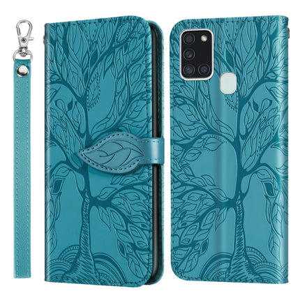 Life of Tree Embossing Pattern Horizontal Flip Leather Case with Holder & Card Slot & Wallet & Photo Frame & Lanyard, For Samsung Galaxy A20s, For Samsung Galaxy A21s, For Samsung Galaxy A40, For Samsung Galaxy A50