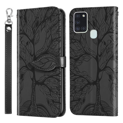 Life of Tree Embossing Pattern Horizontal Flip Leather Case with Holder & Card Slot & Wallet & Photo Frame & Lanyard, For Samsung Galaxy A20s, For Samsung Galaxy A21s, For Samsung Galaxy A40, For Samsung Galaxy A50
