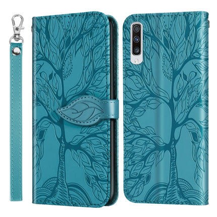 Life of Tree Embossing Pattern Horizontal Flip Leather Case with Holder & Card Slot & Wallet & Photo Frame & Lanyard, For Samsung Galaxy A20s, For Samsung Galaxy A21s, For Samsung Galaxy A40, For Samsung Galaxy A50