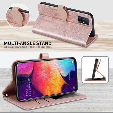 Life of Tree Embossing Pattern Horizontal Flip Leather Case with Holder & Card Slot & Wallet & Photo Frame & Lanyard, For Samsung Galaxy A51, For Samsung Galaxy M40s, For Samsung Galaxy A70, For Samsung Galaxy A71                                       ...