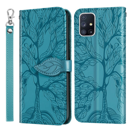 Life of Tree Embossing Pattern Horizontal Flip Leather Case with Holder & Card Slot & Wallet & Photo Frame & Lanyard, For Samsung Galaxy A51, For Samsung Galaxy M40s, For Samsung Galaxy A70, For Samsung Galaxy A71                                       ...