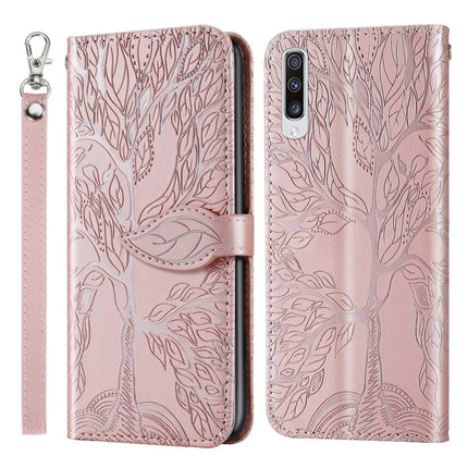 Life of Tree Embossing Pattern Horizontal Flip Leather Case with Holder & Card Slot & Wallet & Photo Frame & Lanyard, For Samsung Galaxy A51, For Samsung Galaxy M40s, For Samsung Galaxy A70, For Samsung Galaxy A71                                       ...