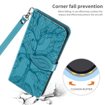Life of Tree Embossing Pattern Horizontal Flip Leather Case with Holder & Card Slot & Wallet & Photo Frame & Lanyard, For Samsung Galaxy A80 / A90