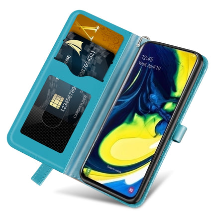 Life of Tree Embossing Pattern Horizontal Flip Leather Case with Holder & Card Slot & Wallet & Photo Frame & Lanyard, For Samsung Galaxy A80 / A90