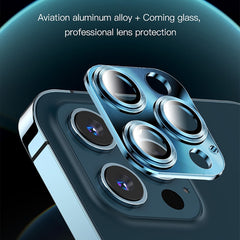 TOTUDESIGN AB-065 Armor Series Aluminum Alloy + Tempered Glass Integrated Lens Film, For iPhone 12 mini, For iPhone 12