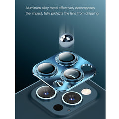 TOTUDESIGN AB-065 Armor Series Aluminum Alloy + Tempered Glass Integrated Lens Film, For iPhone 12 mini, For iPhone 12