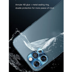 TOTUDESIGN AB-065 Armor Series Aluminum Alloy + Tempered Glass Integrated Lens Film, For iPhone 12 mini, For iPhone 12