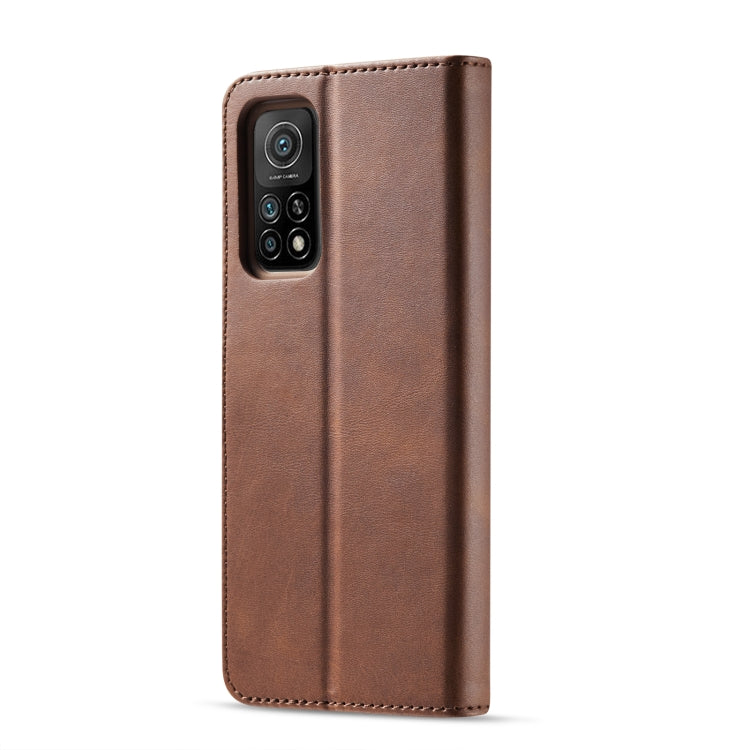 LC.IMEEKE Calf Texture Horizontal Flip Leather Case with Holder & Card Slots & Wallet