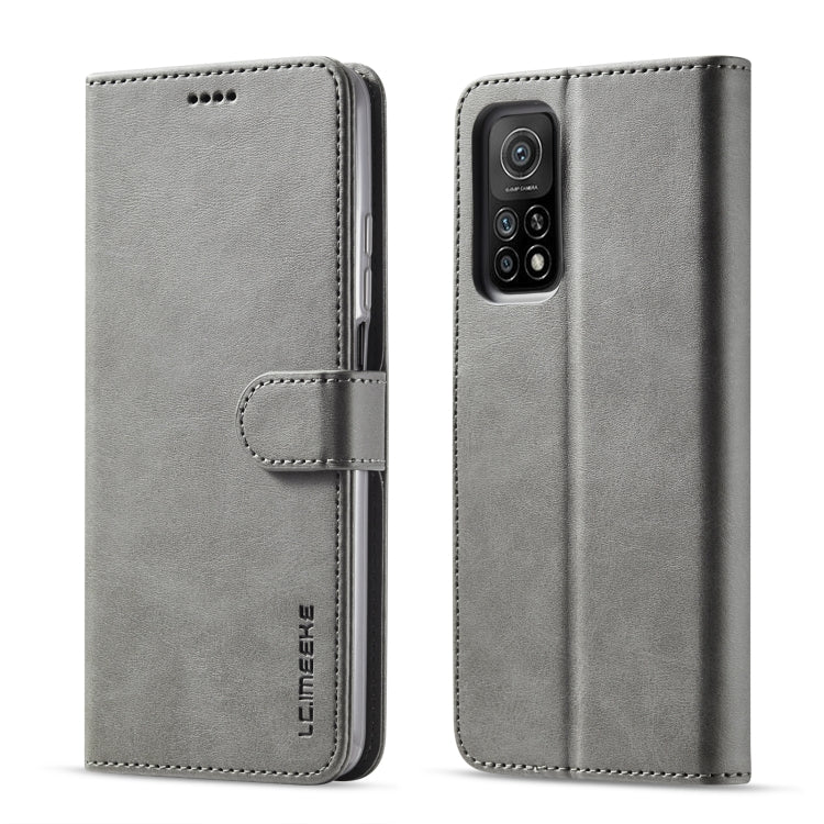 LC.IMEEKE Calf Texture Horizontal Flip Leather Case with Holder & Card Slots & Wallet