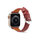 For Apple Watch Series 8&7 41mm / SE 2&6&SE&5&4 40mm / 3&2&1 38mm / Wine Red