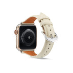 For Apple Watch Series 7 41mm / 6 & SE & 5 & 4 40mm / 3 & 2 & 1 38mm / Creamy White