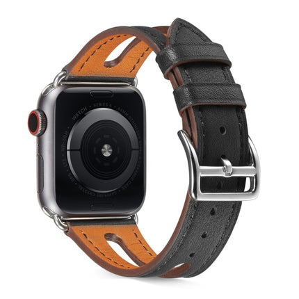 Top-grain Leather Watchband For Apple Watch Series 6 & SE & 5 & 4 40mm / 3 & 2 & 1 38mm