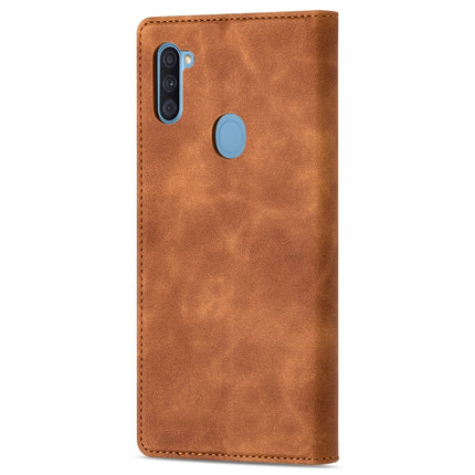 GUSSIM GS-001 Business Style Horizontal Flip Skin Feel PU Leather Case with Holder & Card Slots & Wallet & Photo Frame, For Samsung Galaxy M11, For Samsung Galaxy A21